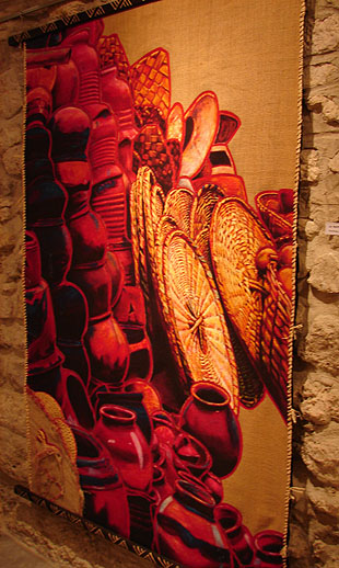 Agbessi exposition peinture africaine