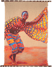 Agbessi exposition peinture africaine